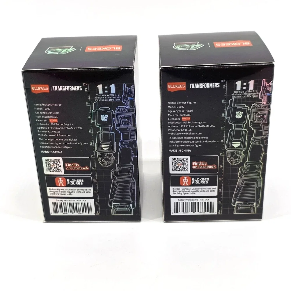 Blokees Transformers Galaxy Version 01 Roll Out Sealed Lot of 2 Boxes